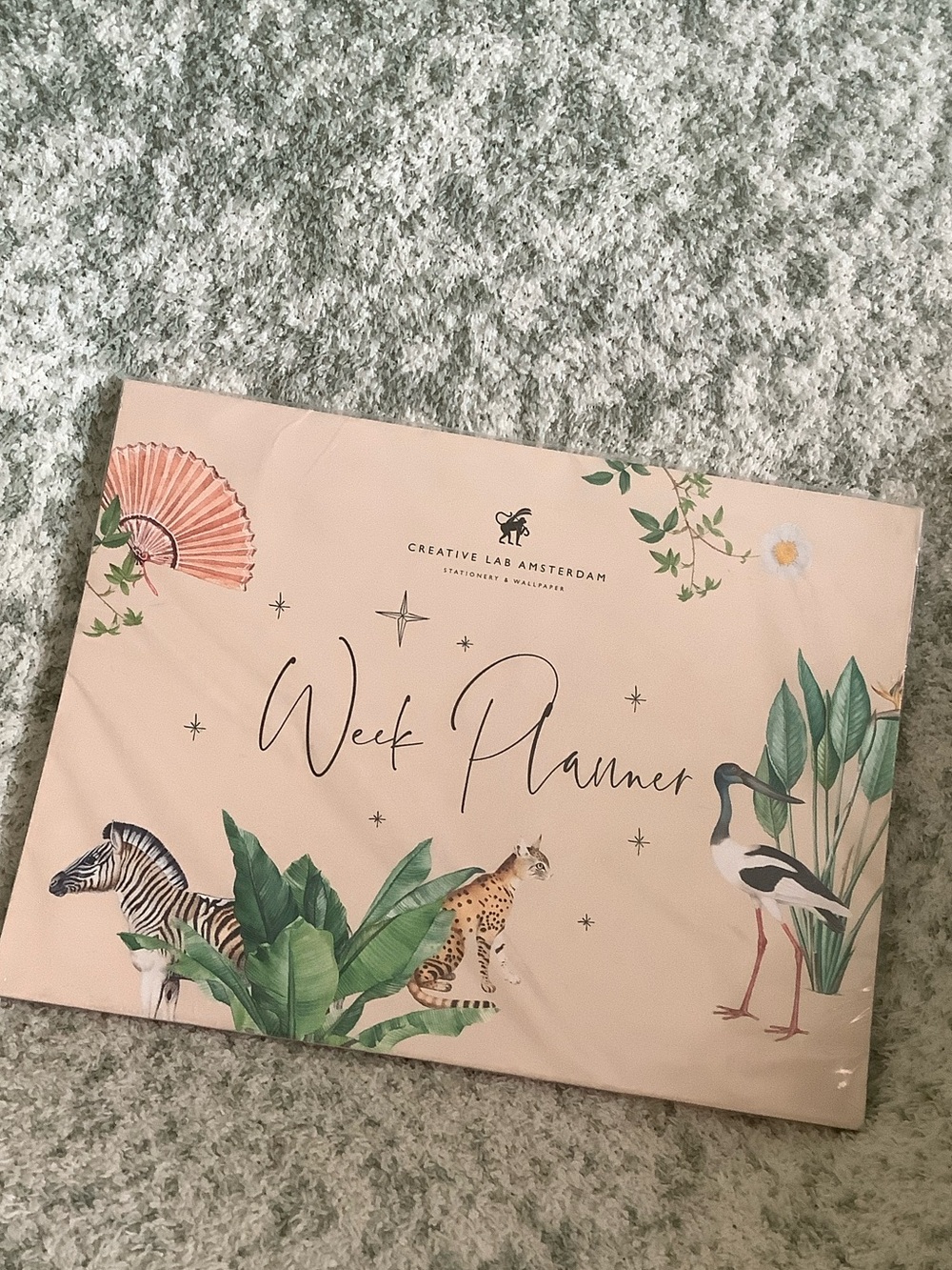 Creative Lab Amsterdam Tropical Week Planner Pack 52 Week Tear Off Planner NWT